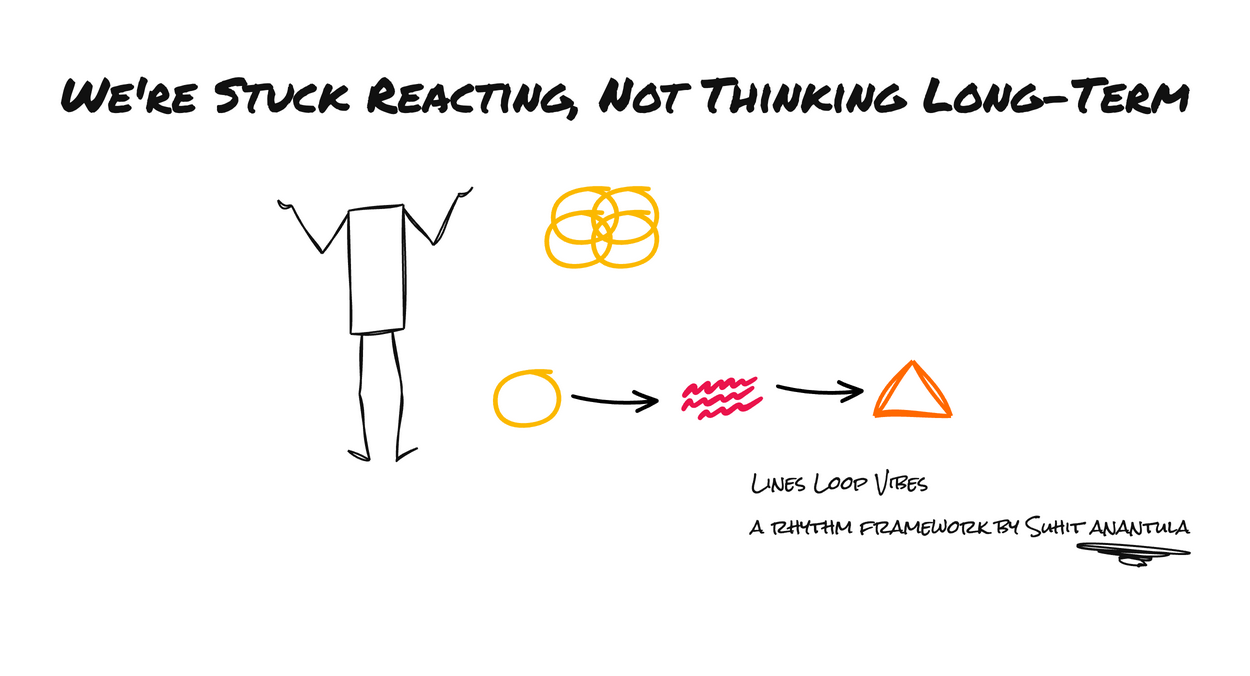Face 4: The Hamster Wheel — Stuck reacting, not thinking long-term